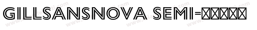 GillSansNova Semi字体转换